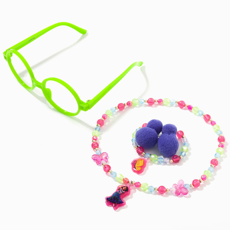 Disney Encanto Mirabel Dress Up Glasses &amp; Jewellery Set - 4 Pack,