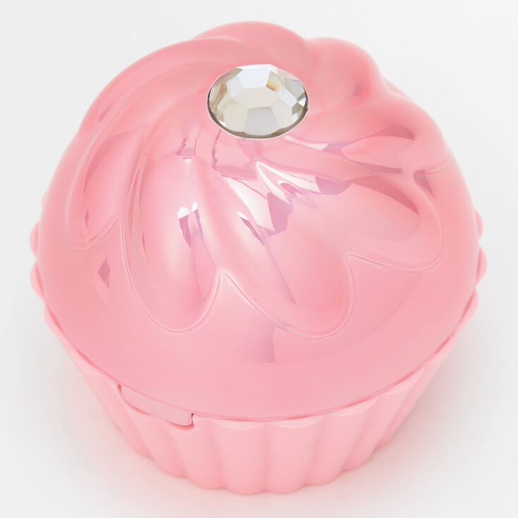 Palette compacte de maquillage cupcake rose,