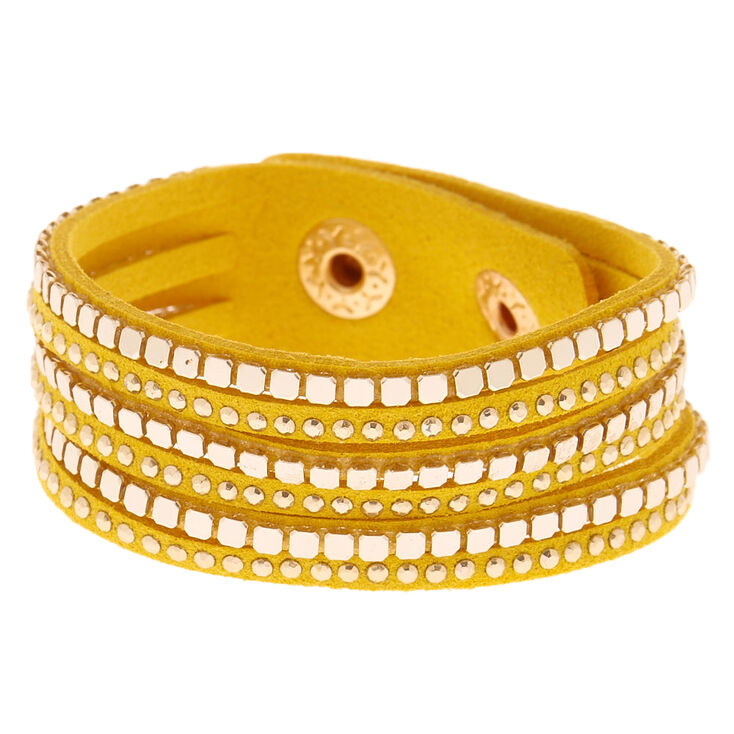 Claire's Bracelet double tour de poignet western jaune