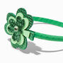 Triple Shamrock Sequin Headband,