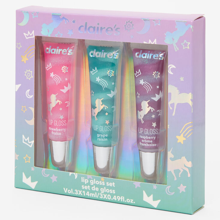 Pastel Swirl Lip Gloss Set - 3 Pack,