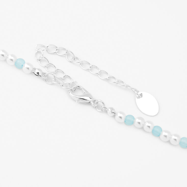Yin Yang & 8 Ball Beaded Pearl Choker Necklace | Claire's US