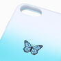 Coque de portable papillon d&eacute;grad&eacute; bleu - Compatible avec iPhone&reg;&nbsp;6/7/8/SE,