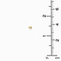 C LUXE by Claire&#39;s 18kt Gold Plated Heart Stud Earrings,