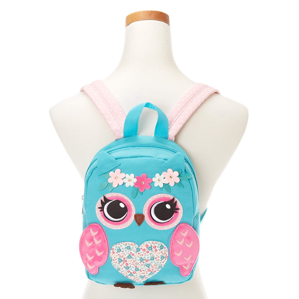 Claire's Club Owl Small Backpack - Teal,