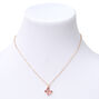 Butterfly Birthstone 16&quot; Gold-tone Pendant Necklace - June,