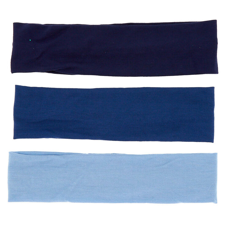 Ocean Tone Headwraps - Blue, 3 Pack,