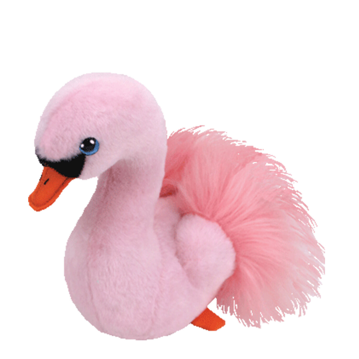 peluche cygne rose