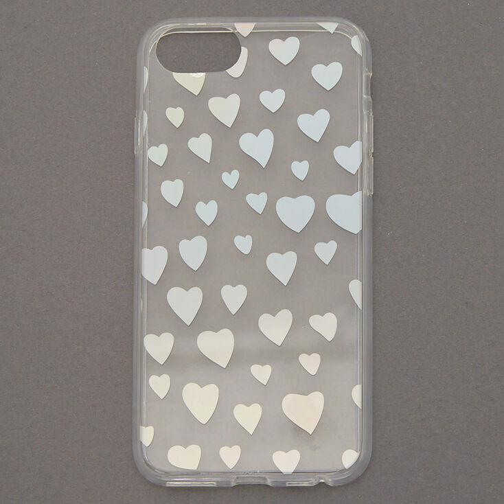 Holographic Hearts Phone Case - Fits iPhone 6/7/8,