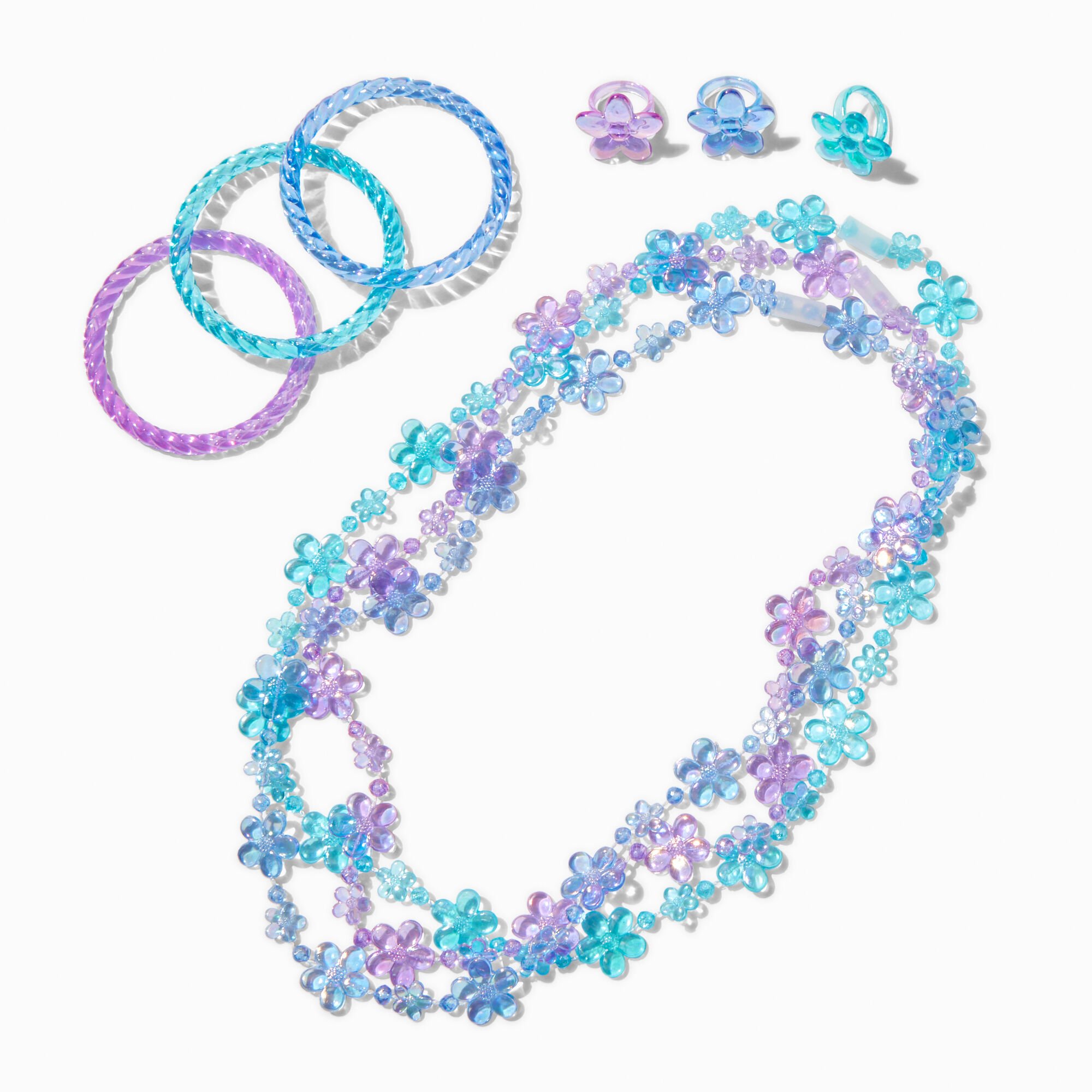 Claire's Club Heart Jewelry Set - 9 Pack,