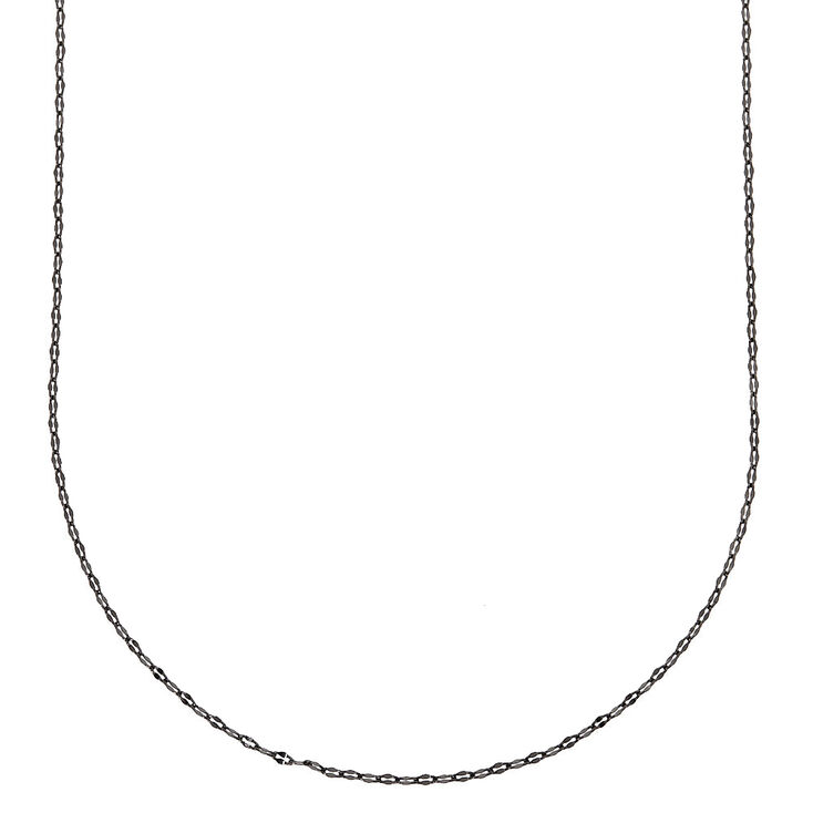 Claire's Collier à chaîne chatoyant couleur hématite