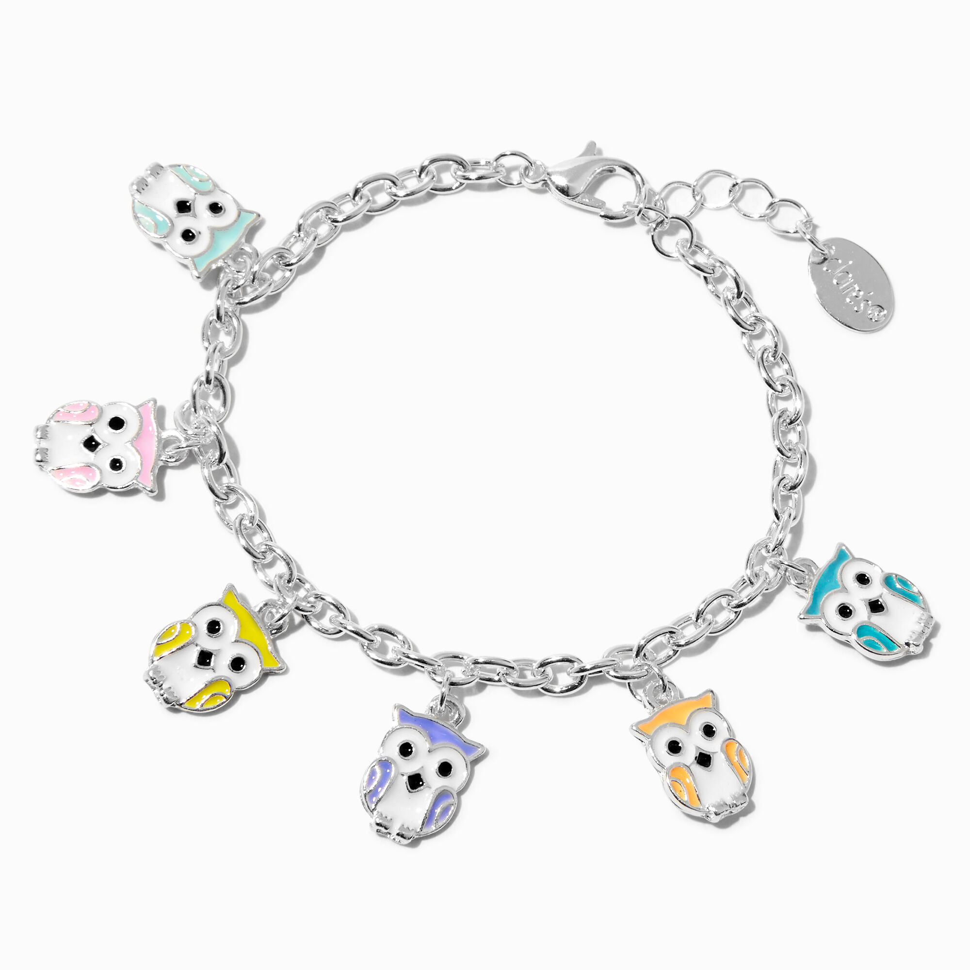 Owl charm bracelet on sale