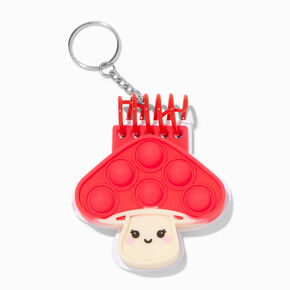 Popper Mushroom Mini Diary Keychain,