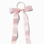 Blush Pink Satin Bow Hair Tie,