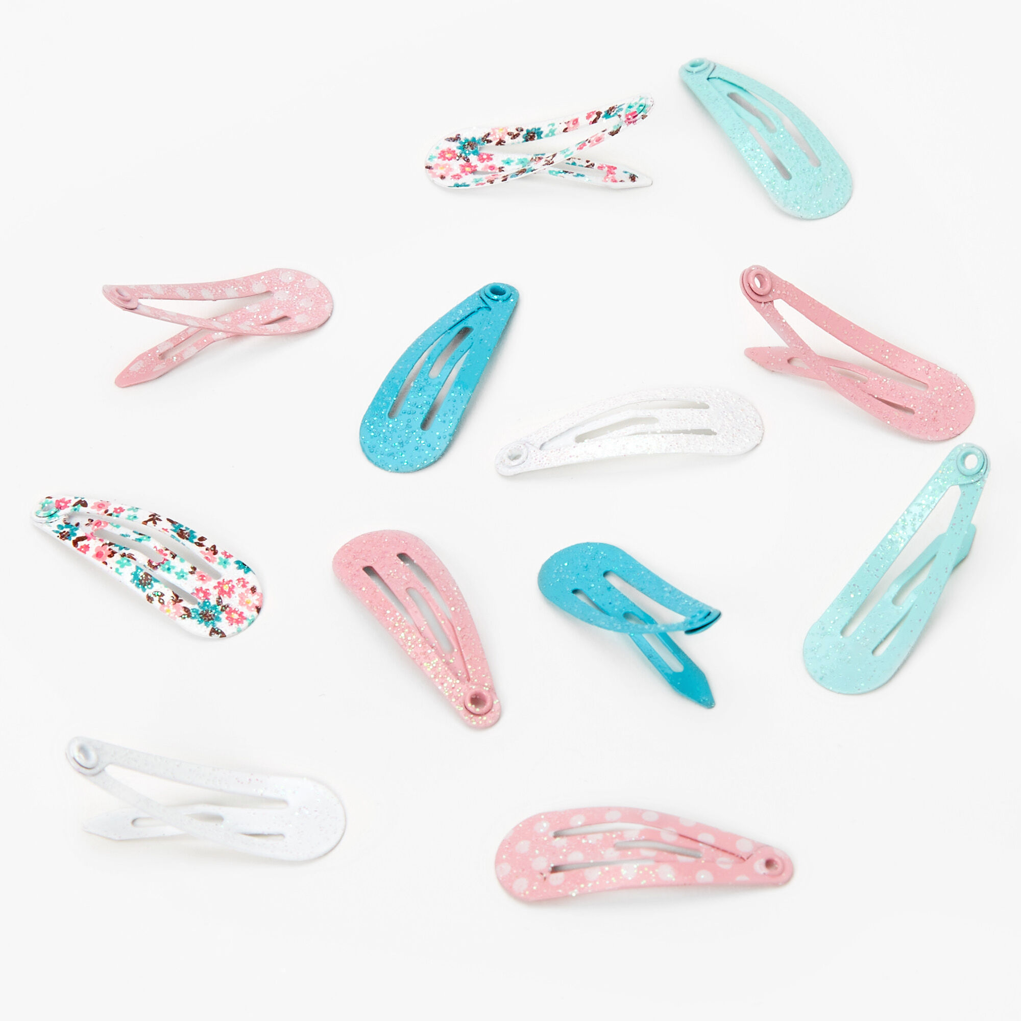 View Claires Club Mini Snap Hair Clips 12 Pack information