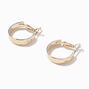 Gold-tone 20mm Flat Hoop Earrings,