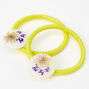 Pressed Floral Hair Ties - 2 Pack,
