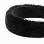 Black Furry Headband,