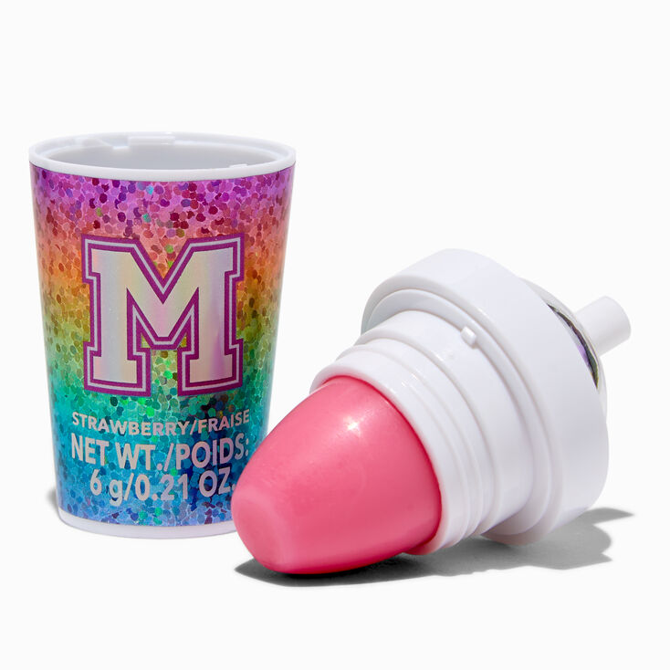 Initial Shaker Cup Flavored Lip Balm - M,