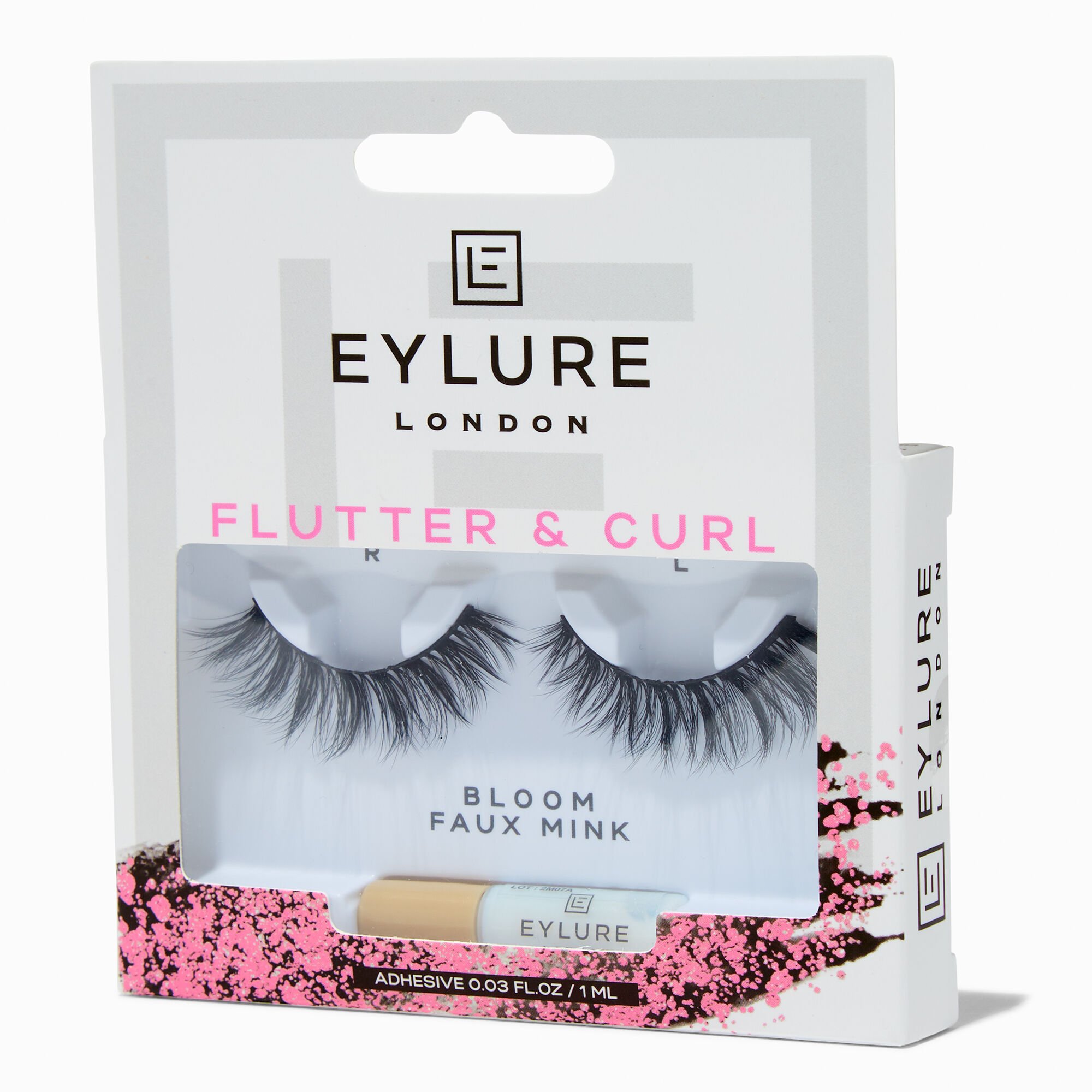 View Claires Eylure Flutter Curl Faux Mink Eyelashes Bloom information
