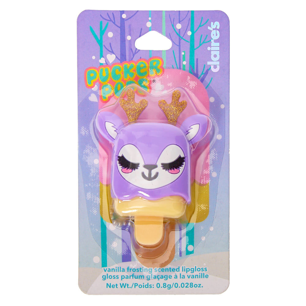 Pucker Pops Ginger the Deer Lip Gloss - Vanilla Frosting,