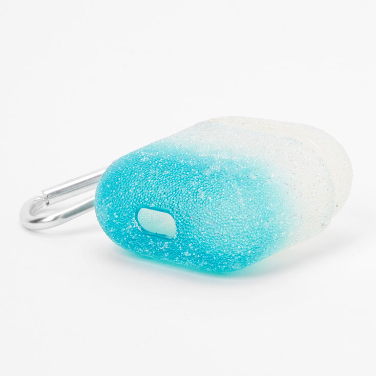 Mint Ombre Caviar Earbud Case Cover - Compatible with Apple AirPods&reg;,