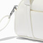 White Puffy Crossbody Bag,