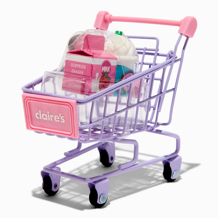 Shopping Cart Eraser &amp; Sharpener Stationery Set,