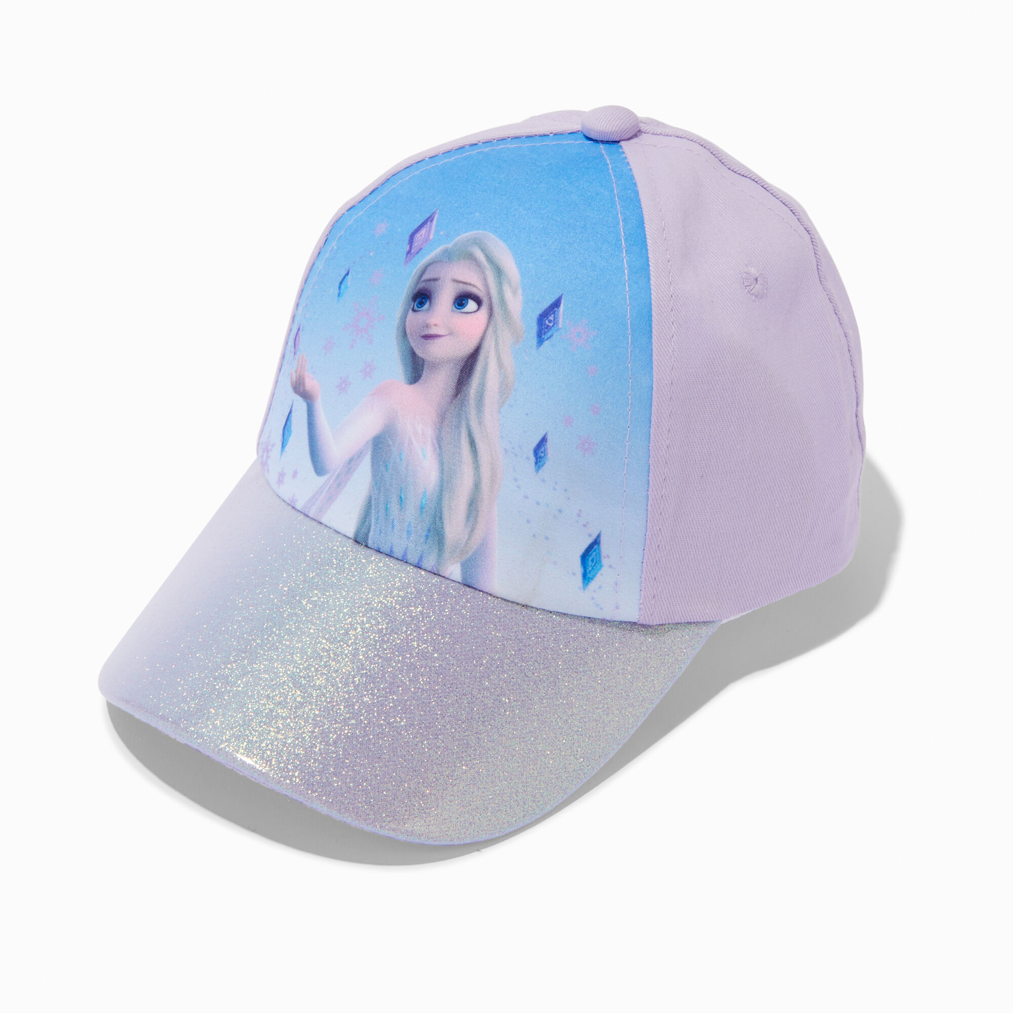 View Claires Disney Frozen Elsa Adjustable Cap Lilac information