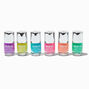 Neon Glitter Mini Nail Polish Set - 6 Pack,