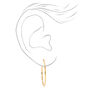 Gold 30mm Hoop Earrings,