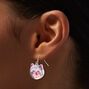 Pendantes shaker chat rose,