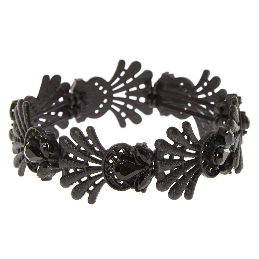 Black Filigree Bracelet,