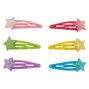 Claire&#39;s Club Star Snap Hair Clips - 6 Pack,