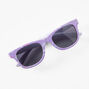 Claire&#39;s Club Purple &amp; Rainbow Retro Sunglasses,
