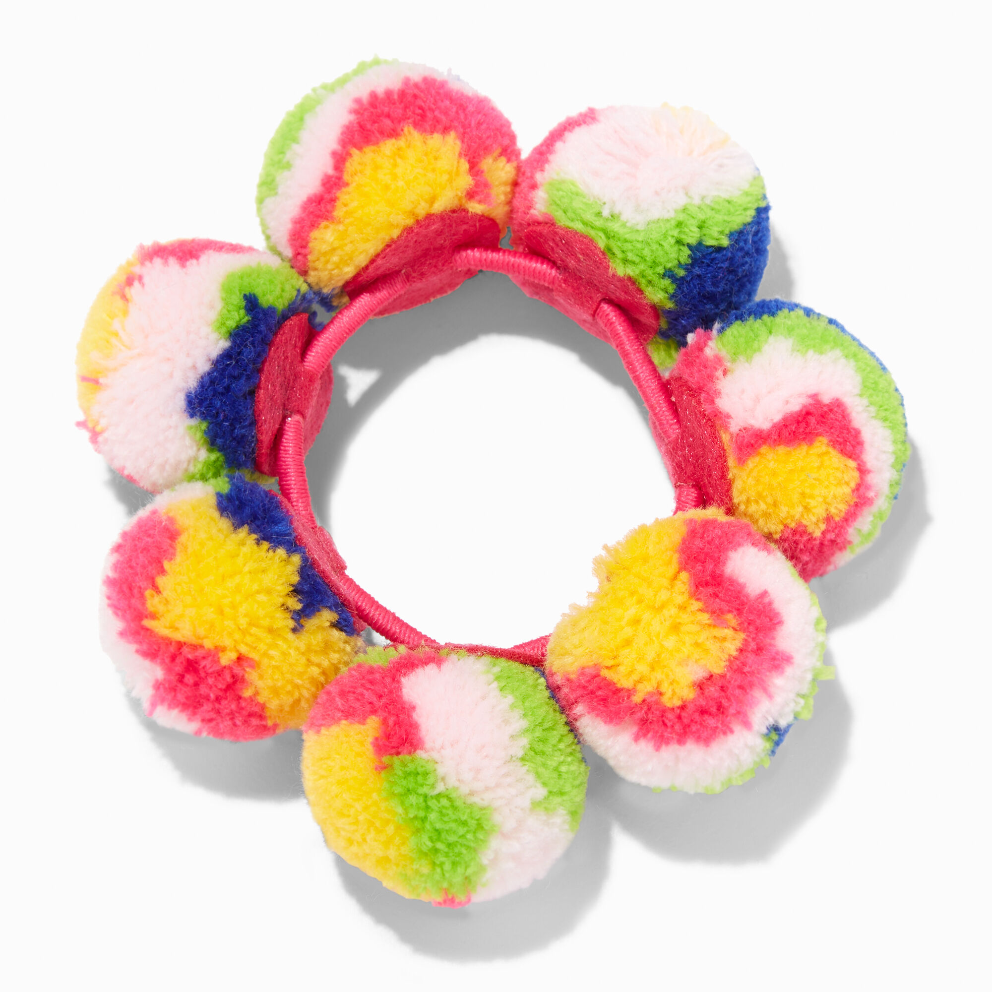 View Claires Yarn Ball Pom Hair Tie information