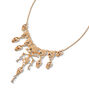 Pirate Skulls Gold Pendant Necklace,