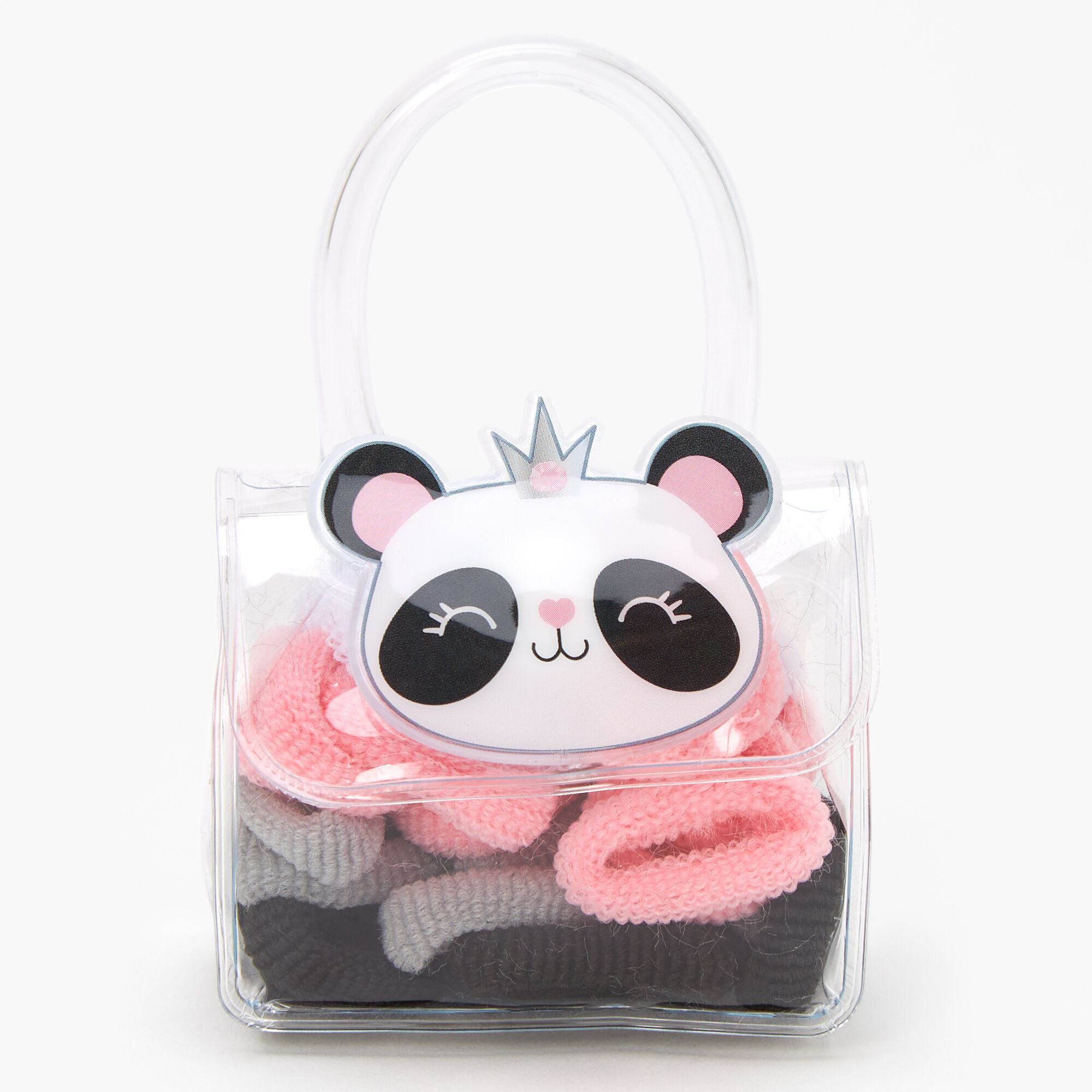 View Claires Club Panda Hair Ties Bag Black information