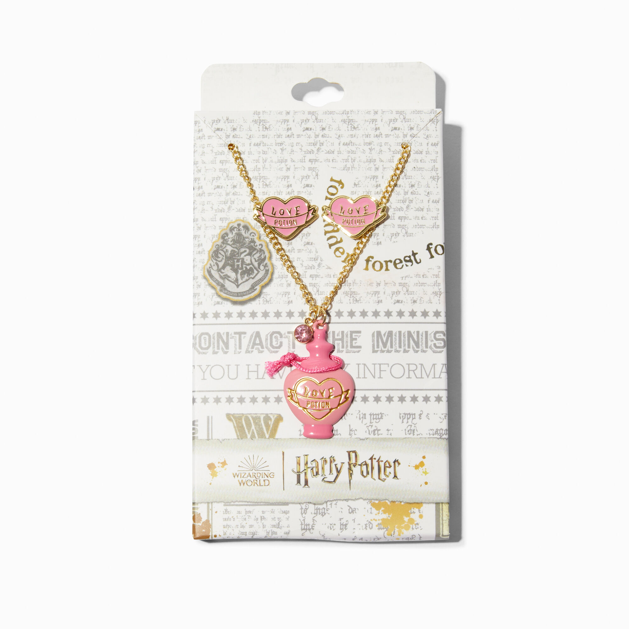 View Claires Harry Potter Love Potion Jewelry Set Pink information