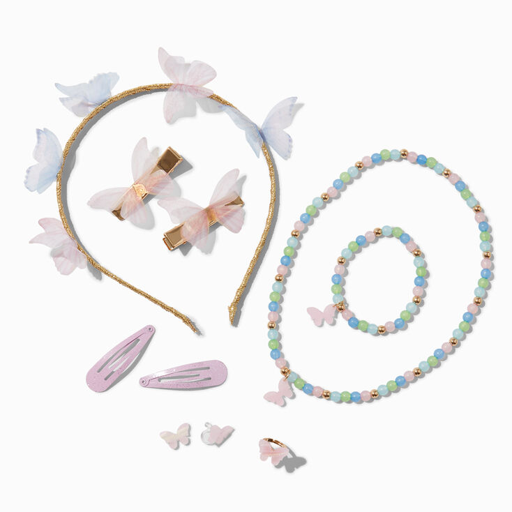 Lot cadeau bijoux et accessoires pour cheveux papillon Claire&#39;s&nbsp;Club,
