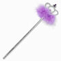 Claire&#39;s Club Crown Purple Marabou Feather Wand,