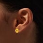 Clous d&#39;oreilles tournesols jaunes,