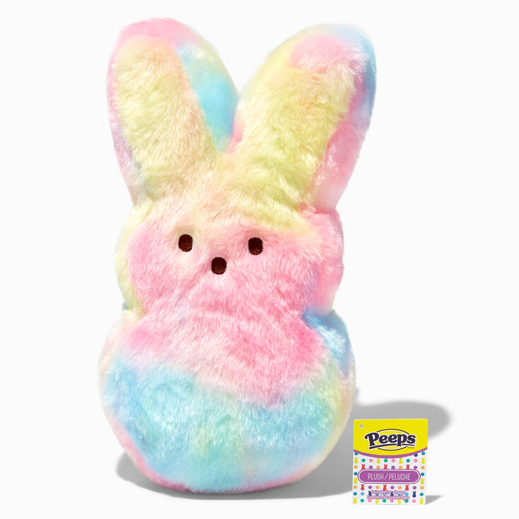 giro Por ley Manual Peeps® Pastel Tie Dye Easter Bunny Plush Toy | Claire's US