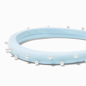 Blue Pearl Embellished Headband,
