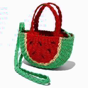 Watermelon Woven Crossbody Bag,