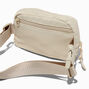 Sac ceinture en nylon blanc,