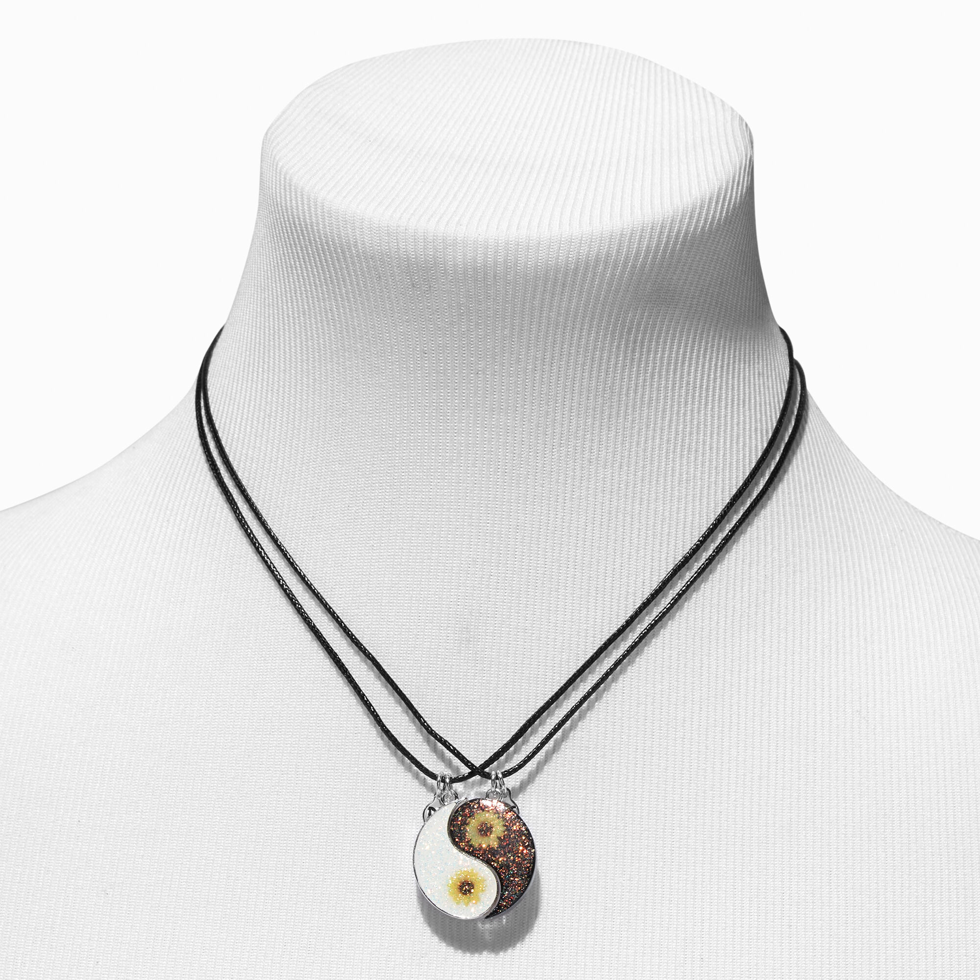 Sunflower best store friend necklace