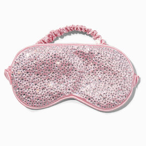 Blush Mega Bling Satin Sleeping Mask,