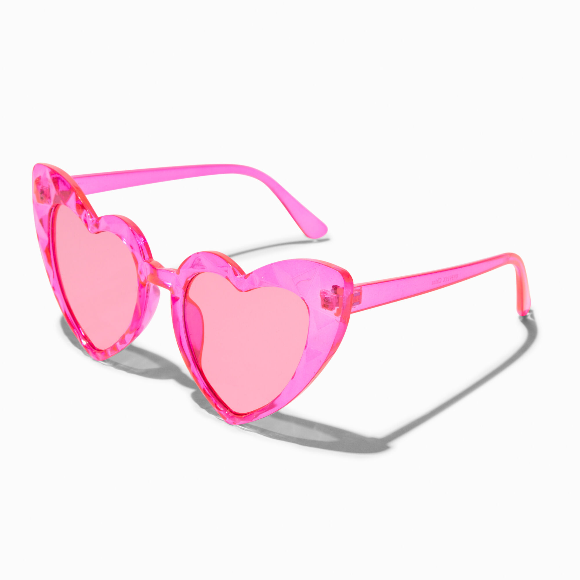 Claire's hot sale heart sunglasses
