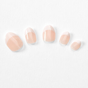 French Tip Stilleto Press On Vegan Faux Nail Set - 24 Pack,
